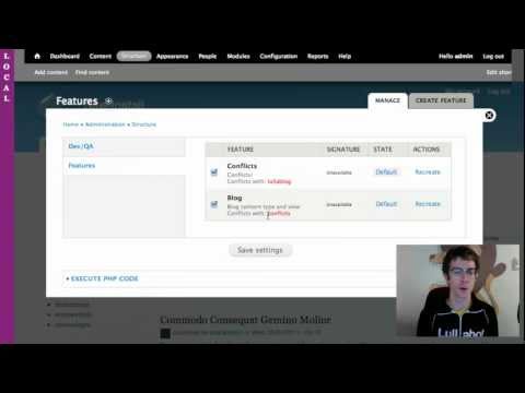 Preview of Drupal Deployment with Features and Drush