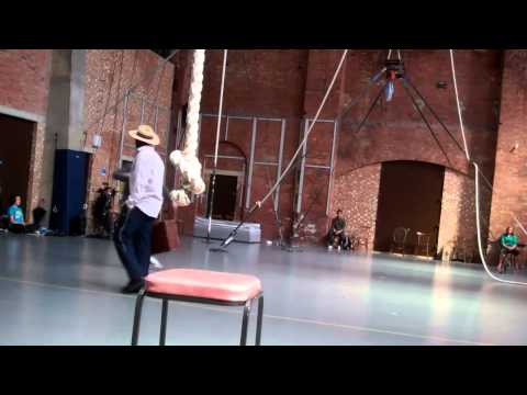 The Arrival: rehearsals at Circus Space for studen...