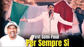 First Semi-Final: Sal Da Vinci - Per sempre si | Italy Eurovision 2026 | ZuluModo REACTION