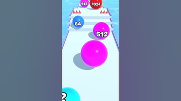 Ball run merge 2048 📀 Ball run Gameplay (Android, iOS #27) 💿