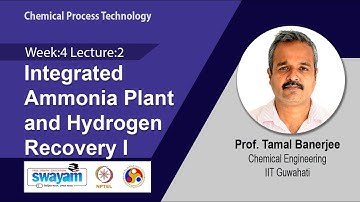 Lec 12: Integrated Ammonia Plant and Hydrogen Recovery​ I