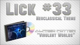 lick #33 - neoclassical theme to "virulent worlds" + tab