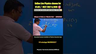 Glimpse of Class on "Electric Flux"🔥 | 18 May 2026 | JEE/NEET 2027–28 🎯