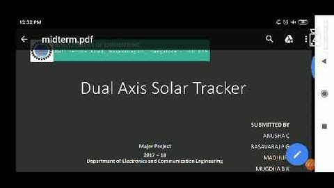 Dual axis solar tracker