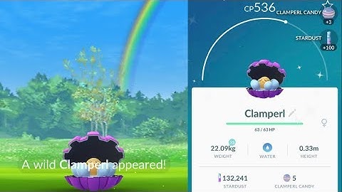 WE CAUGHT SHINY CLAMPERL! POKEMON GO CLAMPERL RESEARCH EVENT DAY!