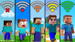 Minecraft with different Wi-Fi - BIG compilation
