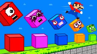 Мульт Numberblocks gameplay Mario vs Numberblocks 123 jumps Rhymes Game Animation