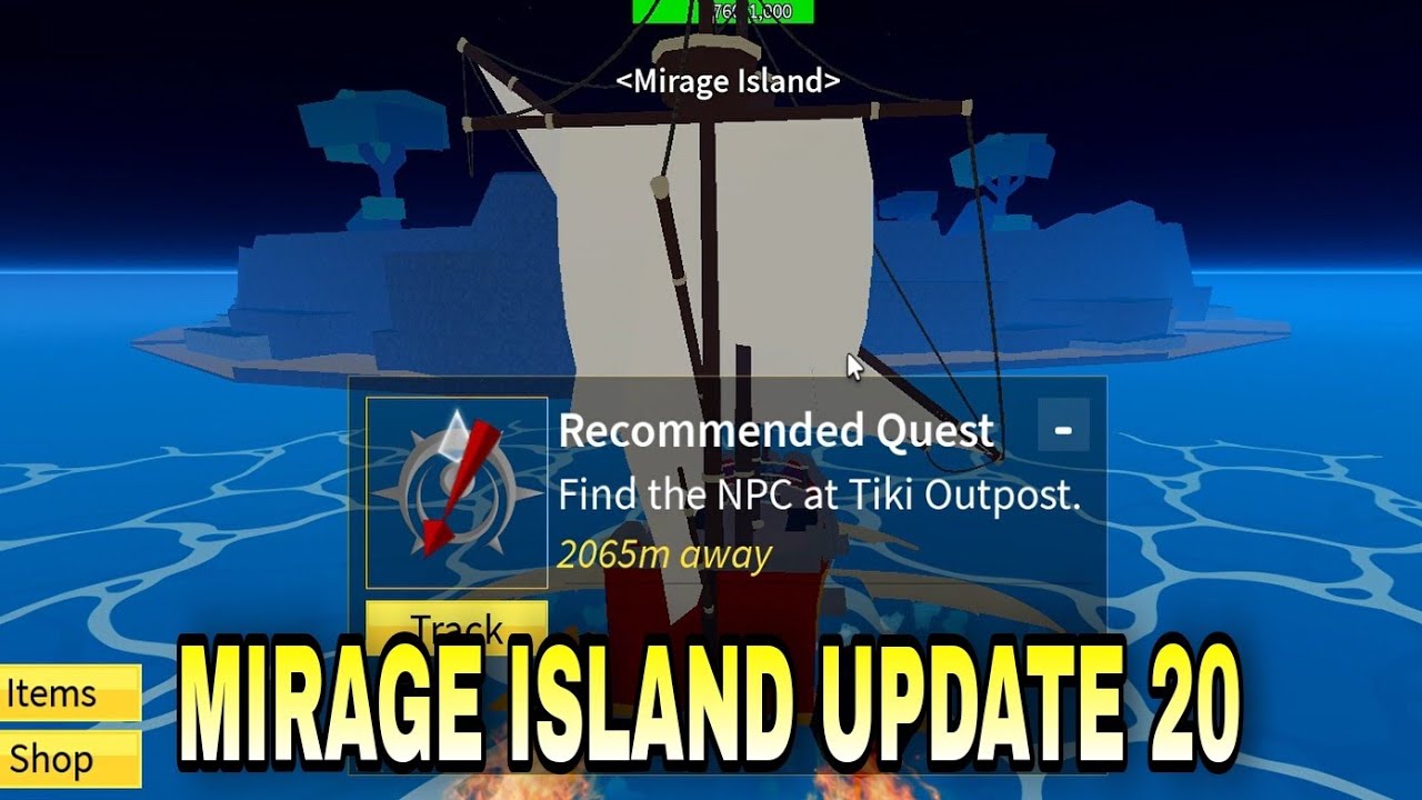 How to get to Mirage Island in Blox Fruits Roblox - Gamer Tweak