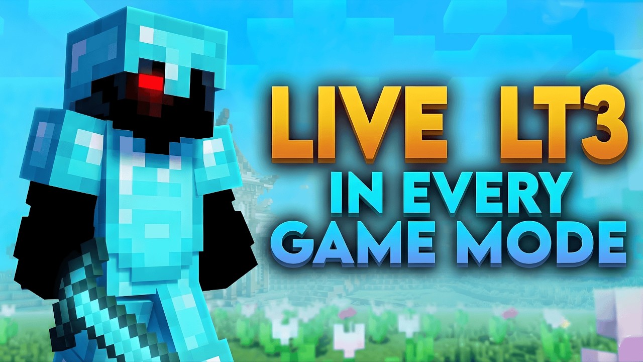 Day 4: Road to LT3 in Every Gamemode | Minecraft PvP Live - YouTube