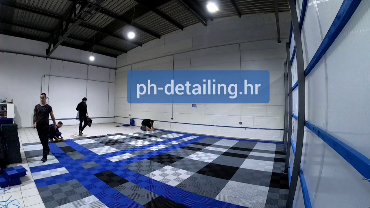 Detailing center flooring - Swisstrax