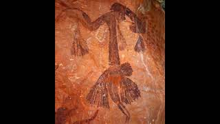 Cavemen Painted Aliens In Caves