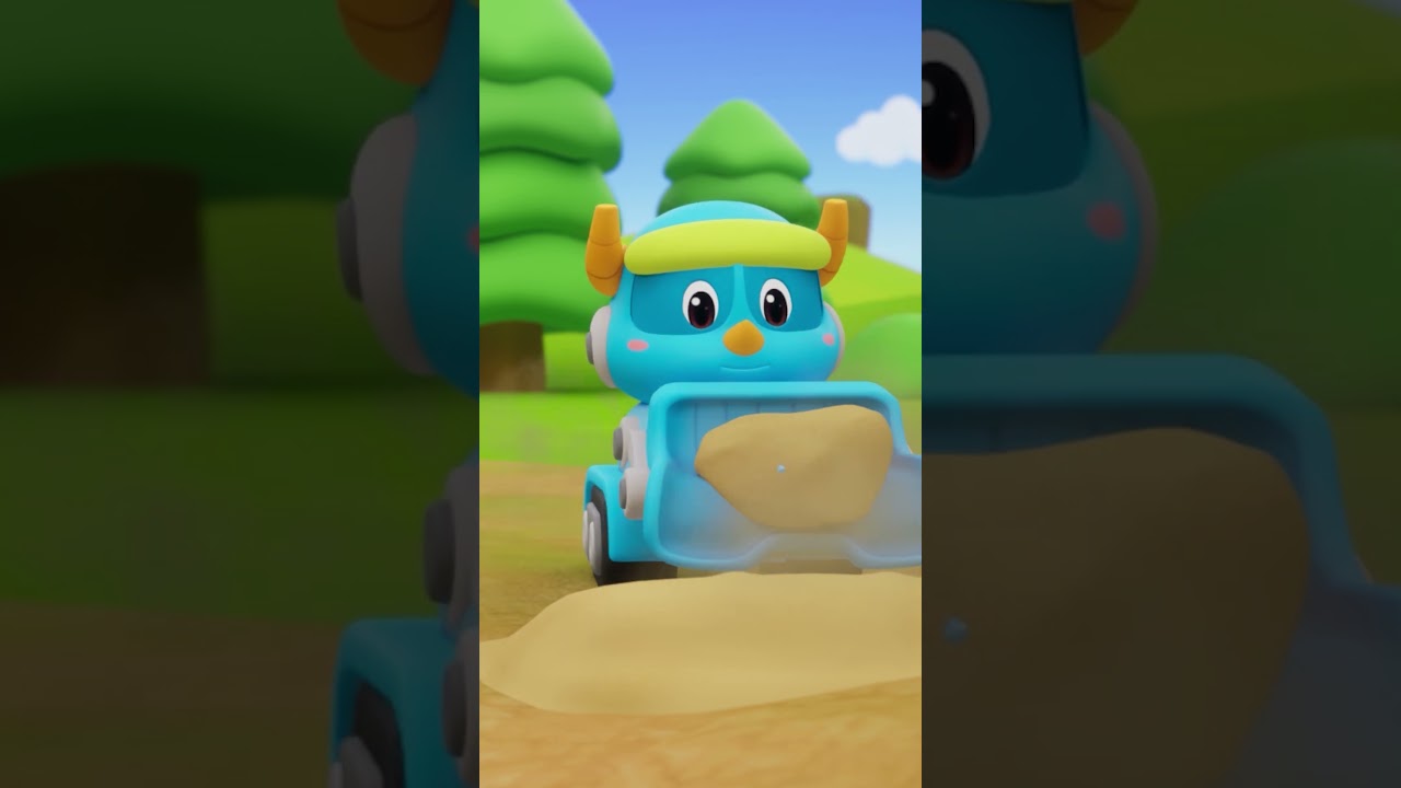 🔶 Learn RHOMBUS with Baby Dino in a Scavenger Hunt! 