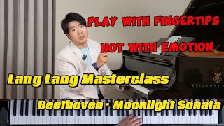 🎹Playing Moonlight Too Soft?Lang Lang on Fingertips & Structure in Beethoven#langlangmasterclass screenshot 4