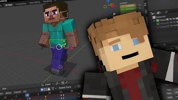 Minecraft Animation Walk Cycle Time-lapse [Blender]