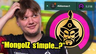 "WELCOME TO THE MONGOLZ S1MPLE?!" - S1 GETTING READY TO LEAVE BC GAME @ LEVEL 10 FACEIT!?
