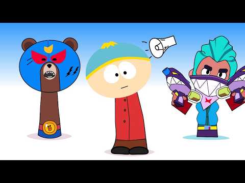 Sneakers O'Toole but south Park , Colt and El Primo El Brown from BS sprunki oc