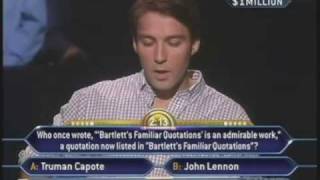 Tim Janus' Million Dollar Question - Who Wants to be a Millionaire [Old Format]