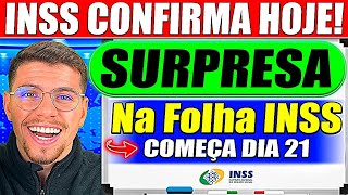 URGENT: ALL RETIREES WILL HAVE A SURPRISE in FOLHA on the 21st!