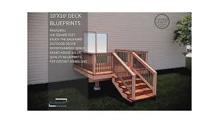 Deck Plans 10x10 for DIY Construction and Permit