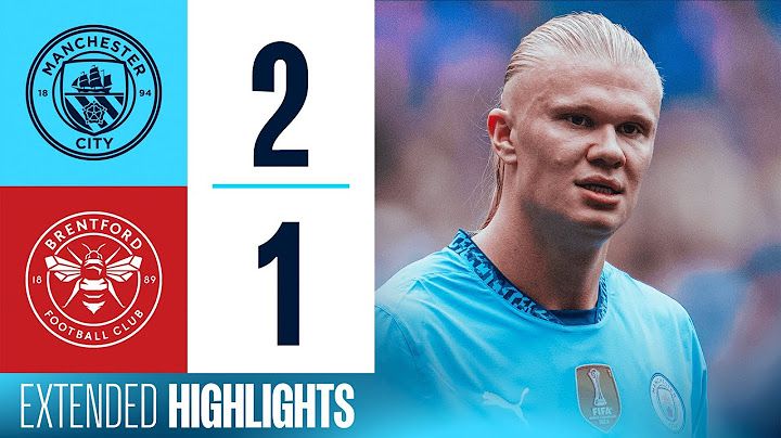 EXTENDED HIGHLIGHTS | MAN CITY 2-1 BRENTFORD | Haaland scores TWO to reach 99 goals for City!