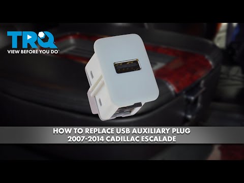 How to Replace USB Auxiliary Plug 2007-2014 Cadillac Escalade