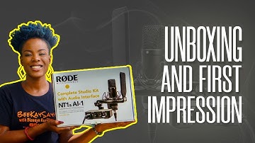 Unboxing and Setting Up the Rode Complete Studio Kit with Audio Interface  RODE NT1 and Ai1 in 4k
