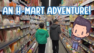 Visiting H-Mart: A Korean Grocery Store Adventure! 🛒🇰🇷