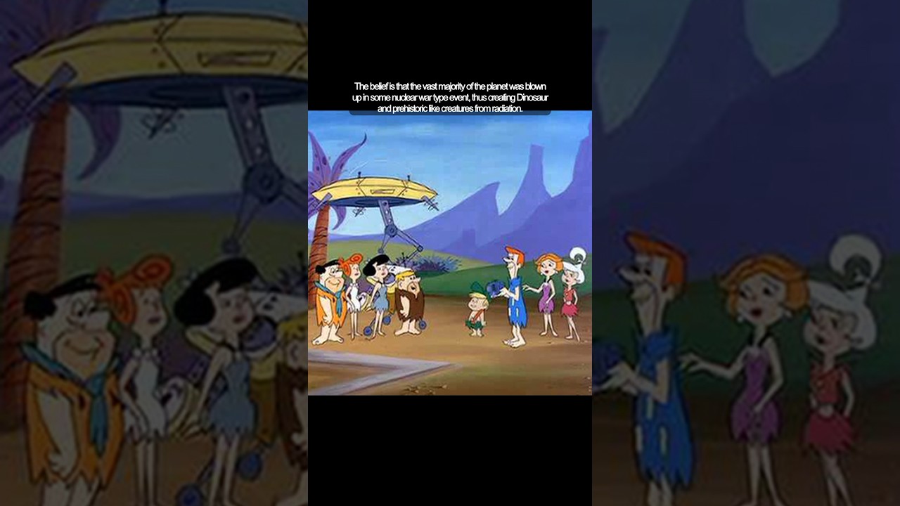 The odd conspiracy theory between the Jetsons and the Flintstones? Have you heard this cartoon idea?