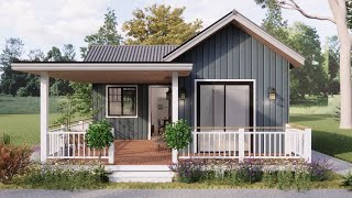 Beautiful Tiny House With 7×7 Meters  Farm House Design | Exploring Tiny House