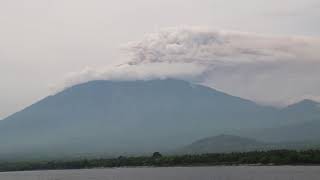 Mount Agung, Bali, Is Erupting While We Are Anchored Right Next To It!