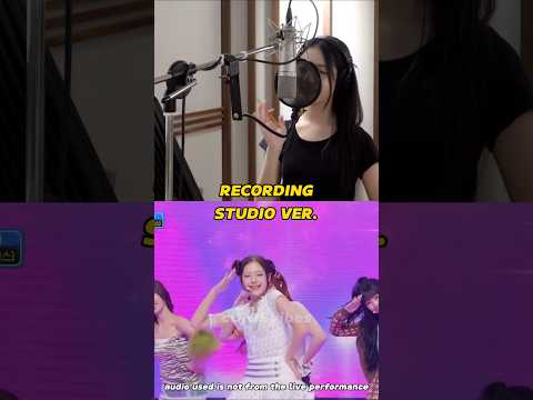 unis sky land, sea land recording vs studio ver #kpop #unis #5thgen