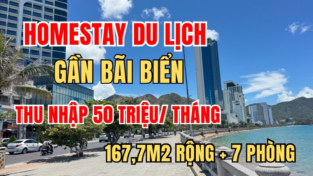 Căn Homestay đang cho thuê hiệu quả gần bãi tắm Biển Hòn Chồng với diện tích rộng rãi| Nhà nha trang