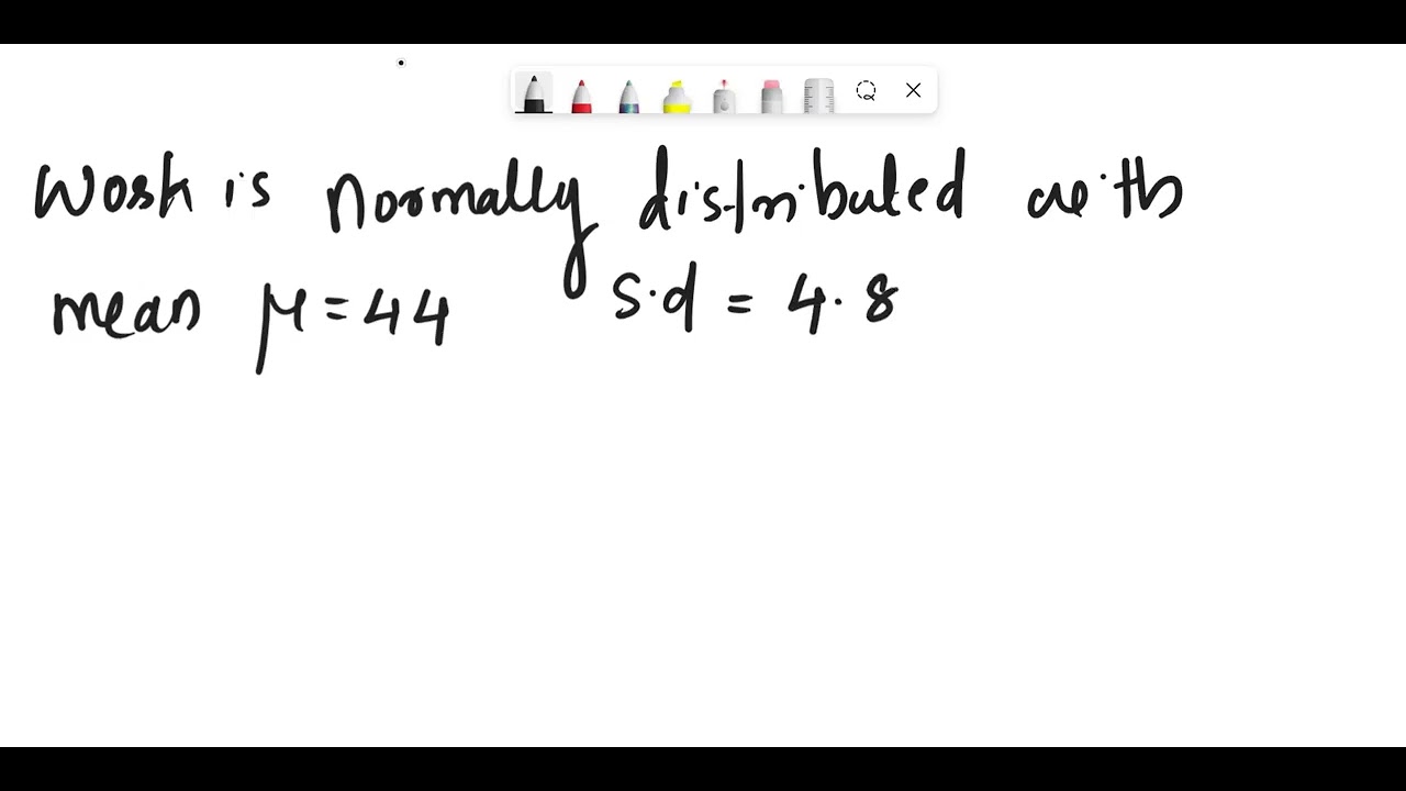 Assume your commute time to work is normally distributed with mean 44 minutes and standard deviatio…