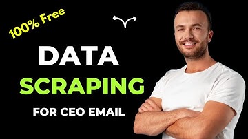 Boost Your Business: Extract Ceo Emails With Website Data Scraping Into Excel!
