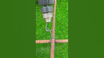 Tying up hardware has never been easier #skills #diy #hacks #lifehacks #tools