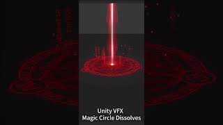 Unity Game VFX - Magic Circle Dissolves  #unity
