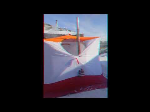 Палатка медведь куб 4 расположение с печью