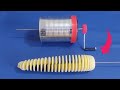 How To Make a Spiral Potato Cutter at Home! Billions of People Don't Know This Secret!