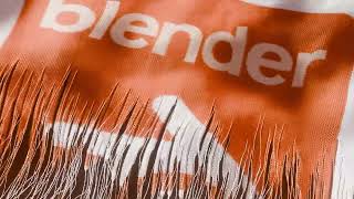 Knitting on Flag - Blender Geometry Nodes 5.0+