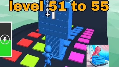 stack colors | all Levels gameplay walkthrough | level 51 to 55 | I GAMER