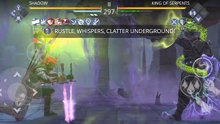 Shadow fight 3 ||DFT lv. 6 🆚 Control Lost 2.0 King of serpents hard mode||