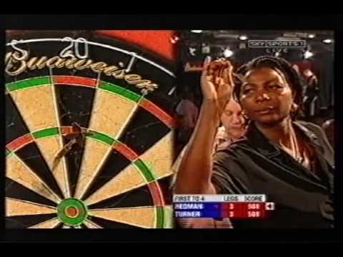 WOMAN BEATS MAN DARTS TV FIRST