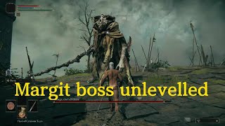 ELDEN RING Margit boss with no upgrade and no flask use