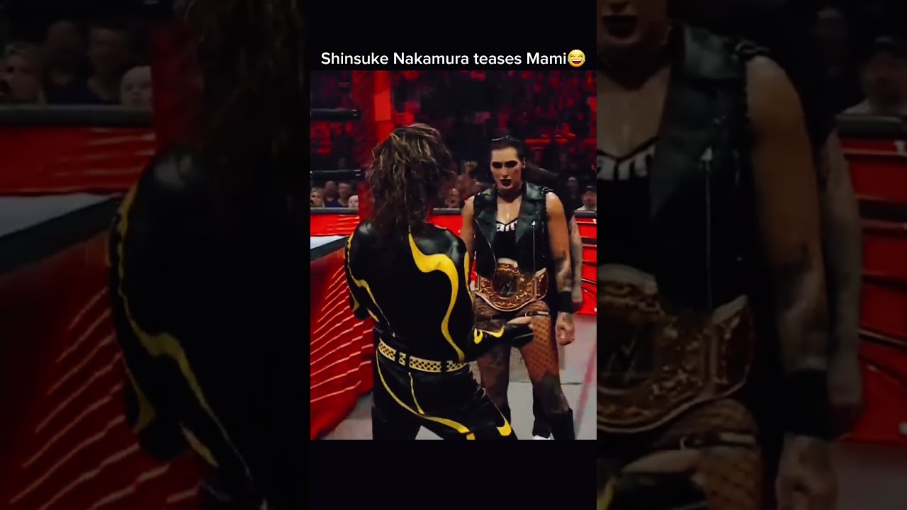 Shinsuke Nakamura teases Mami Rhea Ripley😂 