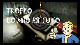 Fallout 4 | Trofeo Lo mío es tuyo