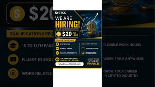 🚀 Hiring Students & Freelancers | Earn $20+/Hour | Remote Crypto Job