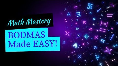 BODMAS Made EASY! Learn Order of Operations in 4 Minutes #bodmas #pemdas #mathlesson #learnmath