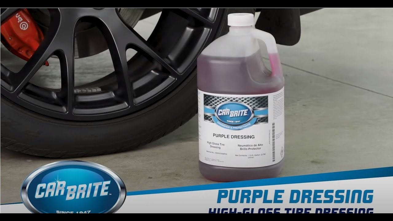 Car Brite Purple Dressing High Gloss Tire Dressing