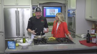 Pan roasted salmon with Evviva Trattoria