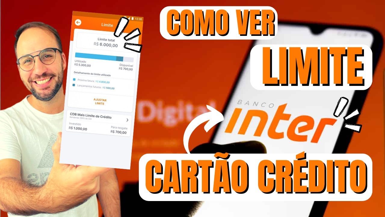 Como VER o LIMITE do CARTÃO INTER? - YouTube